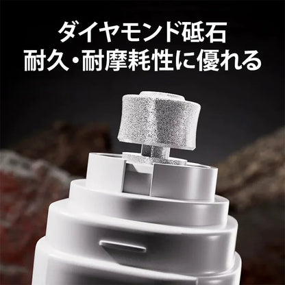 USB充電式・LED付きペット用電動爪やすり